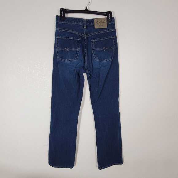 VTG Silver Jeans Co. womens Denim Straight Leg Jeans 29/34 Made In Canada Y2K - Picture 2 of 16